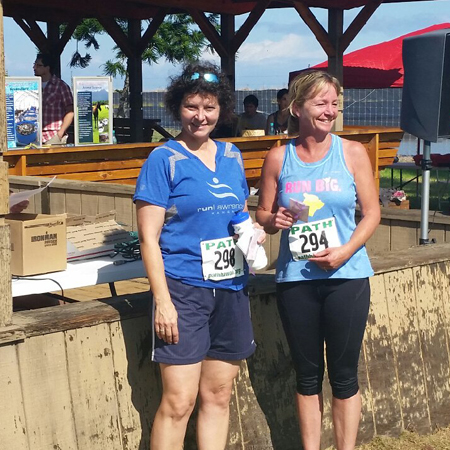 Photo of Brenda Groskinsky - 3rd F50 in the Run for the Dry Forest 5K.
